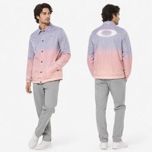 Oakley‎ Instacop Sunset Coaches Jacket Mens XL Multicolor Ombre